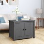 Mesa de centro de madera maciza de pino gris 71x49x55 cm de vidaXL, Mesas de centro - Ref: Foro24-820928, Precio: 102,34 €, D...