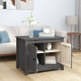 Mesa de centro de madera maciza de pino gris 71x49x55 cm de vidaXL, Mesas de centro - Ref: Foro24-820928, Precio: 102,34 €, D...