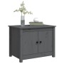 Mesa de centro de madera maciza de pino gris 71x49x55 cm de vidaXL, Mesas de centro - Ref: Foro24-820928, Precio: 102,34 €, D...
