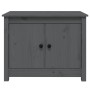 Mesa de centro de madera maciza de pino gris 71x49x55 cm de vidaXL, Mesas de centro - Ref: Foro24-820928, Precio: 102,34 €, D...