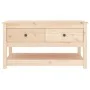 Mesa de centro de madera maciza de pino 102x49x55 cm de vidaXL, Mesas de centro - Ref: Foro24-820921, Precio: 92,83 €, Descue...