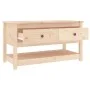 Mesa de centro de madera maciza de pino 102x49x55 cm de vidaXL, Mesas de centro - Ref: Foro24-820921, Precio: 92,83 €, Descue...