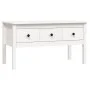 Solid white pine wood coffee table 102x49x55 cm by vidaXL, Coffee table - Ref: Foro24-820942, Price: 98,31 €, Discount: %