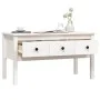 Solid white pine wood coffee table 102x49x55 cm by vidaXL, Coffee table - Ref: Foro24-820942, Price: 98,31 €, Discount: %