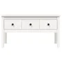 Solid white pine wood coffee table 102x49x55 cm by vidaXL, Coffee table - Ref: Foro24-820942, Price: 98,31 €, Discount: %