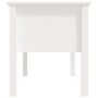 Mesa de centro de madera maciza de pino blanca 102x49x55 cm de vidaXL, Mesas de centro - Ref: Foro24-820942, Precio: 99,33 €,...
