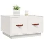 Solid white pine wood coffee table 60x53x35 cm by vidaXL, Coffee table - Ref: Foro24-820967, Price: 96,05 €, Discount: %