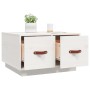 Mesa de centro de madera maciza de pino blanco 60x53x35 cm de vidaXL, Mesas de centro - Ref: Foro24-820967, Precio: 97,30 €, ...