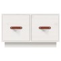 Mesa de centro de madera maciza de pino blanco 60x53x35 cm de vidaXL, Mesas de centro - Ref: Foro24-820967, Precio: 97,30 €, ...