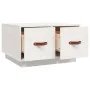 Solid white pine wood coffee table 60x53x35 cm by vidaXL, Coffee table - Ref: Foro24-820967, Price: 96,05 €, Discount: %
