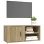 Mueble TV 2 uds madera contrachapada roble Sonoma 80x31,5x36 cm de vidaXL, Muebles TV - Ref: Foro24-819443, Precio: 75,75 €, ...