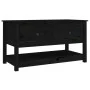 Mesa de centro de madera maciza de pino negro 102x49x55 cm de vidaXL, Mesas de centro - Ref: Foro24-820925, Precio: 130,91 €,...