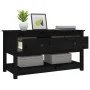 Mesa de centro de madera maciza de pino negro 102x49x55 cm de vidaXL, Mesas de centro - Ref: Foro24-820925, Precio: 130,91 €,...