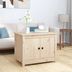 Solid pine wood coffee table 71x49x55 cm by vidaXL, Coffee table - Ref: Foro24-820926, Price: 84,81 €, Discount: %