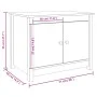 Mesa de centro de madera maciza de pino 71x49x55 cm de vidaXL, Mesas de centro - Ref: Foro24-820926, Precio: 84,81 €, Descuen...