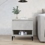 Mesa auxiliar de madera contrachapada gris hormigón 50x46x50 cm de vidaXL, Mesas auxiliares - Ref: Foro24-819556, Precio: 48,...