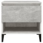 Mesa auxiliar de madera contrachapada gris hormigón 50x46x50 cm de vidaXL, Mesas auxiliares - Ref: Foro24-819556, Precio: 48,...