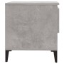 Mesa auxiliar de madera contrachapada gris hormigón 50x46x50 cm de vidaXL, Mesas auxiliares - Ref: Foro24-819556, Precio: 48,...