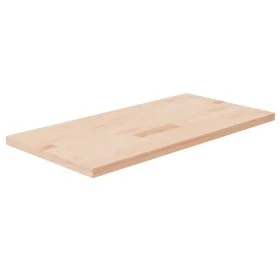Badezimmer-Arbeitsplatte unbehandeltes Massivholz 80x40x2,5 cm von vidaXL, Arbeitsplatten - Ref: Foro24-342938, Preis: 45,10 ...
