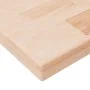 Badezimmer-Arbeitsplatte unbehandeltes Massivholz 80x40x2,5 cm von vidaXL, Arbeitsplatten - Ref: Foro24-342938, Preis: 45,10 ...