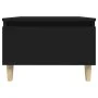 Mesa auxiliar de madera contrachapada negro 50x46x35 cm de vidaXL, Mesas auxiliares - Ref: Foro24-819502, Precio: 37,82 €, De...