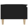Mesa auxiliar de madera contrachapada negro 50x46x35 cm de vidaXL, Mesas auxiliares - Ref: Foro24-819502, Precio: 38,21 €, De...