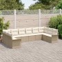Conjunto de sofá de jardín 10 pcs Beige ratán sintético en Sofás de exterior | Comprar online en Foru.es