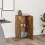 Aparador madera contrachapada color roble ahumado 40x33x70 cm de vidaXL, Aparadores - Ref: Foro24-819417, Precio: 53,22 €, De...