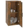 Aparador madera contrachapada color roble ahumado 40x33x70 cm de vidaXL, Aparadores - Ref: Foro24-819417, Precio: 53,22 €, De...