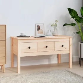 Mesa de centro de madera maciza de pino 102x49x55 cm de vidaXL, Mesas de centro - Ref: Foro24-820941, Precio: 92,83 €, Descue...