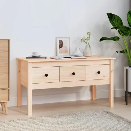 Mesa de centro de madera maciza de pino 102x49x55 cm de vidaXL, Mesas de centro - Ref: Foro24-820941, Precio: 92,83 €, Descue...