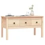 Mesa de centro de madera maciza de pino 102x49x55 cm de vidaXL, Mesas de centro - Ref: Foro24-820941, Precio: 92,83 €, Descue...