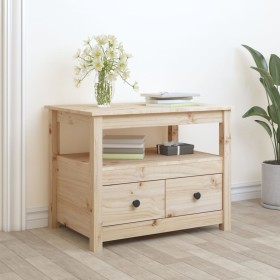 Mesa de centro de madera maciza de pino 71x49x55 cm de vidaXL, Mesas de centro - Ref: Foro24-820936, Precio: 78,11 €, Descuen...