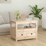 Mesa de centro de madera maciza de pino 71x49x55 cm de vidaXL, Mesas de centro - Ref: Foro24-820936, Precio: 78,11 €, Descuen...