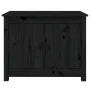 Mesa de centro de madera maciza de pino negro 71x49x55 cm de vidaXL, Mesas de centro - Ref: Foro24-820930, Precio: 82,03 €, D...