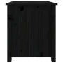 Mesa de centro de madera maciza de pino negro 71x49x55 cm de vidaXL, Mesas de centro - Ref: Foro24-820930, Precio: 82,03 €, D...