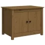 Mesa de centro de madera maciza de pino marrón miel 71x49x55 cm de vidaXL, Mesas de centro - Ref: Foro24-820929, Precio: 82,0...