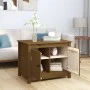 Mesa de centro de madera maciza de pino marrón miel 71x49x55 cm de vidaXL, Mesas de centro - Ref: Foro24-820929, Precio: 82,0...