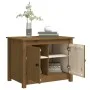 Mesa de centro de madera maciza de pino marrón miel 71x49x55 cm de vidaXL, Mesas de centro - Ref: Foro24-820929, Precio: 82,0...