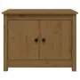 Mesa de centro de madera maciza de pino marrón miel 71x49x55 cm de vidaXL, Mesas de centro - Ref: Foro24-820929, Precio: 82,0...