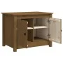 Mesa de centro de madera maciza de pino marrón miel 71x49x55 cm de vidaXL, Mesas de centro - Ref: Foro24-820929, Precio: 82,0...
