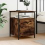 Mesita de noche madera de ingeniería roble ahumado 44x45x60 cm de vidaXL, Mesitas de noche - Ref: Foro24-826007, Precio: 54,0...
