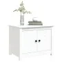 Mesa de centro de madera maciza de pino blanco 71x49x55 cm de vidaXL, Mesas de centro - Ref: Foro24-820927, Precio: 86,06 €, ...