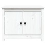 Mesa de centro de madera maciza de pino blanco 71x49x55 cm de vidaXL, Mesas de centro - Ref: Foro24-820927, Precio: 86,87 €, ...