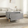 Mesa auxiliar madera contrachapada gris Sonoma 50x46x35 cm de vidaXL, Mesas auxiliares - Ref: Foro24-819512, Precio: 43,77 €,...