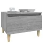 Sonoma gray plywood side table 50x46x35 cm by vidaXL, Side tables - Ref: Foro24-819512, Price: 43,26 €, Discount: %