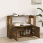 Aparador madera contrachapada color roble ahumado 80x30x60 cm de vidaXL, Aparadores - Ref: Foro24-819457, Precio: 53,94 €, De...