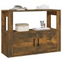 Aparador madera contrachapada color roble ahumado 80x30x60 cm de vidaXL, Aparadores - Ref: Foro24-819457, Precio: 53,94 €, De...