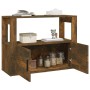 Aparador madera contrachapada color roble ahumado 80x30x60 cm de vidaXL, Aparadores - Ref: Foro24-819457, Precio: 53,94 €, De...
