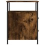 Mesita de noche madera de ingeniería roble ahumado 44x45x60 cm de vidaXL, Mesitas de noche - Ref: Foro24-826007, Precio: 54,0...